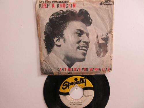 💥 LITTLE RICHARD ' HIT 45 + PICTURE SLEEVE  [KEEP A KNOCKIN']  1957  !💥 - Picture 1 of 7