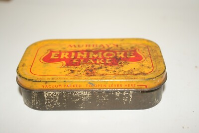 erinmore mixture pipe tobacco tin Vintage Murrays Round Erinmore Flake Pipe Tobacco Flake