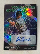 JOSH KASEVICH Oregon 2022 Panini Prizm Draft Pick SILVER Prizm Autograph AUTO