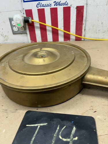 Vintage Gold 4bbl 4 Barrel Air Cleaner Filter Assembly Chevrolet Ford Dodge Mopa - Picture 3 of 22