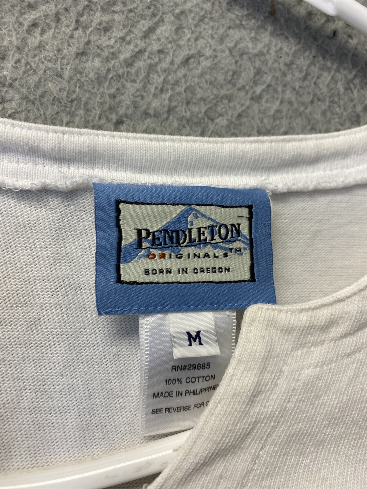 Vintage Pendleton Essentials Henley Top Women's M… - image 3
