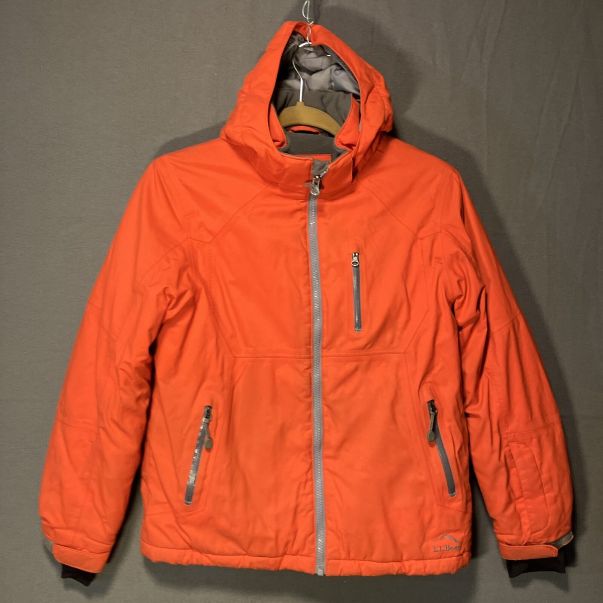 Bean Kids Coat M10-12 Hunter Orange Winter Snow Ski Jacket