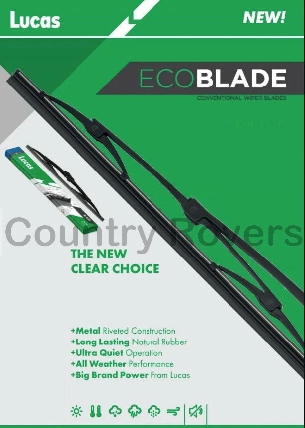 SUZUKI SWIFT WIPER BLADES 1995 to 2017 LUCAS QUALITY BRAND  21" & 18" - Image 3 of 4