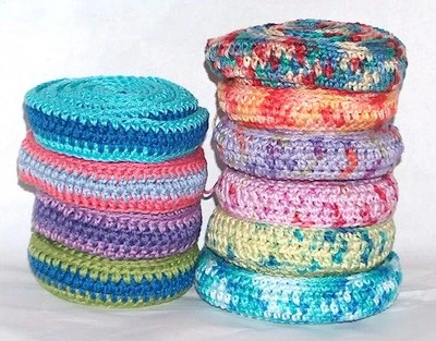 HANDMADE Waldorf Schneckenband Schneckenbänder Regenbogenfarben bunt Regenbogen Schnecke