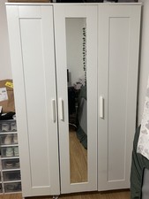 IKEA White 3 Door Wardrobe with Mirror – Excellent Condition – Only 6 Months Old