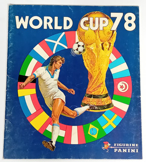 Panini World Cup 78 Sticker Album Almost Empty Some Writing Good Condition