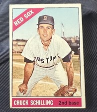1966 Topps Chuck Schilling Boston Red Sox #6