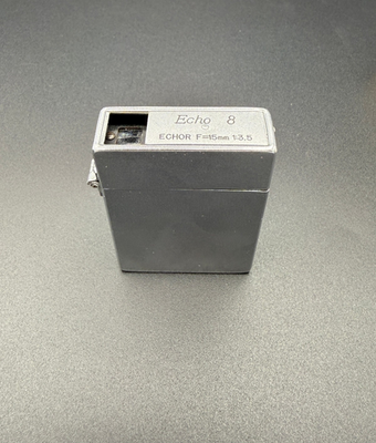 1950's Suzuki Optical Co Echo 8 Lighter Spy Camera W/Box Papers