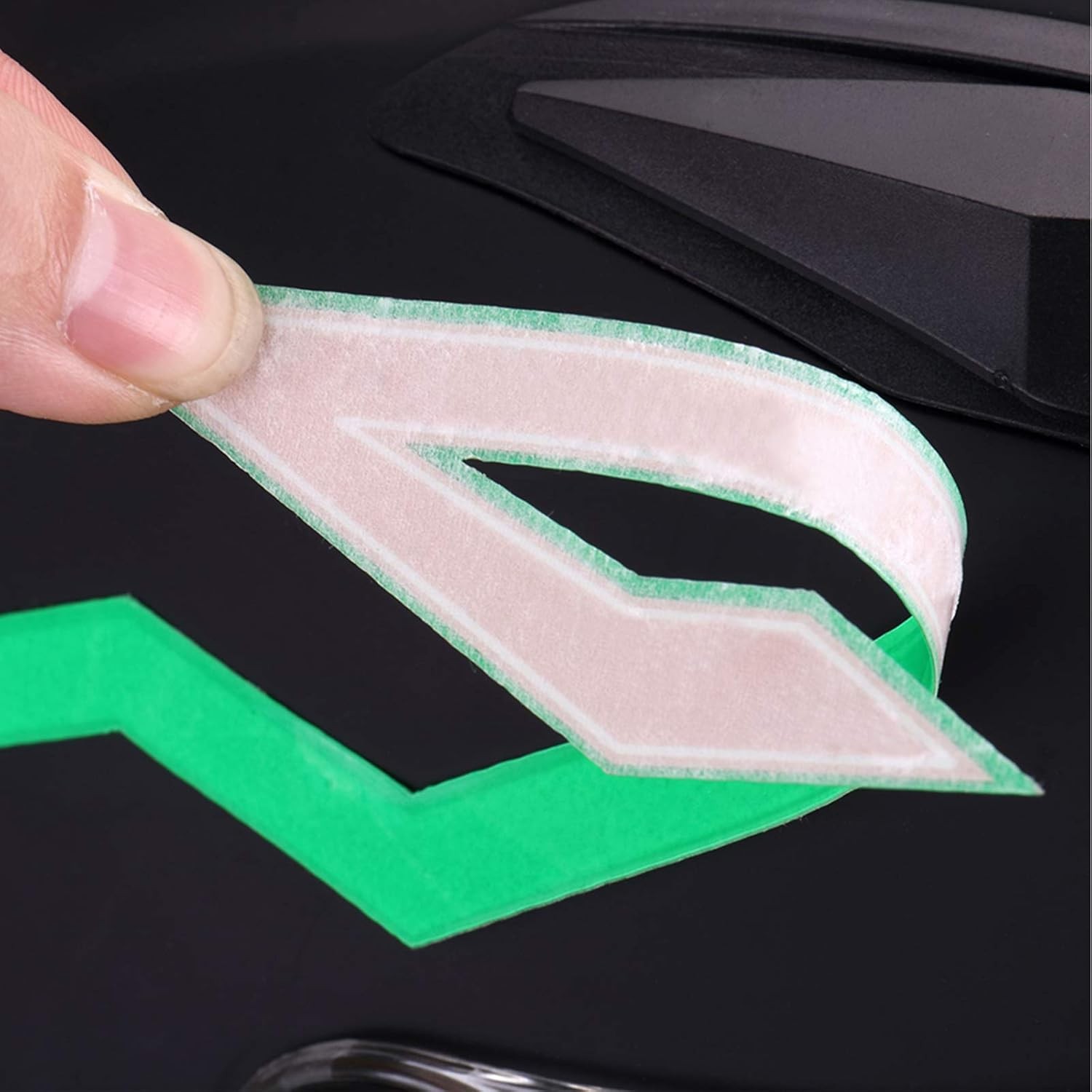 4PCS Motorcycle Helmet Light, Night Riding Signal EL Light, 3 Mode Led Helmet Li