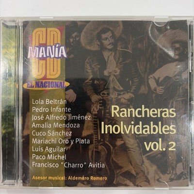 Rancheras Inolvidables Vol. 2 CD Pedro Infante Jose Alfredo Jimenez