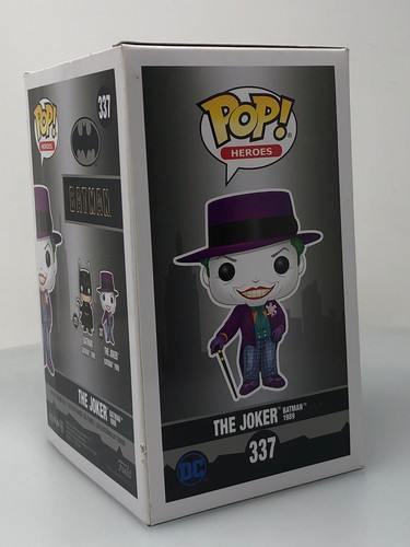 Funko POP! Heroes DC Comics The Joker Batman 1989 #337 Vinyl Figure DAMAGED - Picture 9 of 14