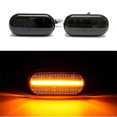 Luz LED secuencial de marcador lateral frontal Lámpara de señal de giro intermit