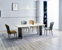 Stilvolle Esszimmergarnitur Designer Esstisch 6X StüHle 7Tlg. Luxus Set