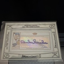 Topps 2010 T-206 Duke Snider Auto American Caramel Autographs ACA-DS Dodgers