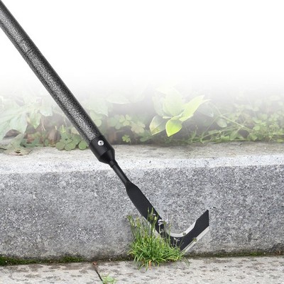 EUIJOIP Weed Remover Tool | Adjustable Metal Handle 58.4'', Black 