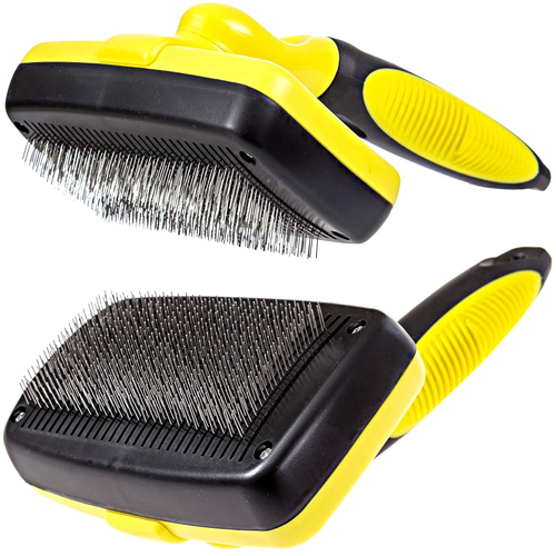 Doodle Brush Slicker for Dogs - Self Cleaning Dog Brush for Poodles, Goldendoodl - Picture 8 of 12