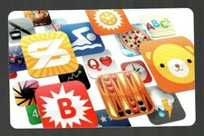 ITUNES UK Assorted App Icons 2010 Gift Card 0 - NO VALUE