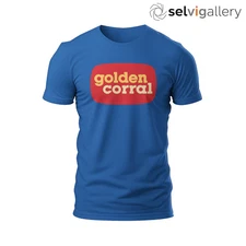 Golden Corral Restaurant  Logo funny T-Shirt Sizes S-5XL Made in USA