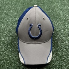 Indianapolis Colts Snap Back Cap Hat Men's Size M Blue NFL Football Reebok