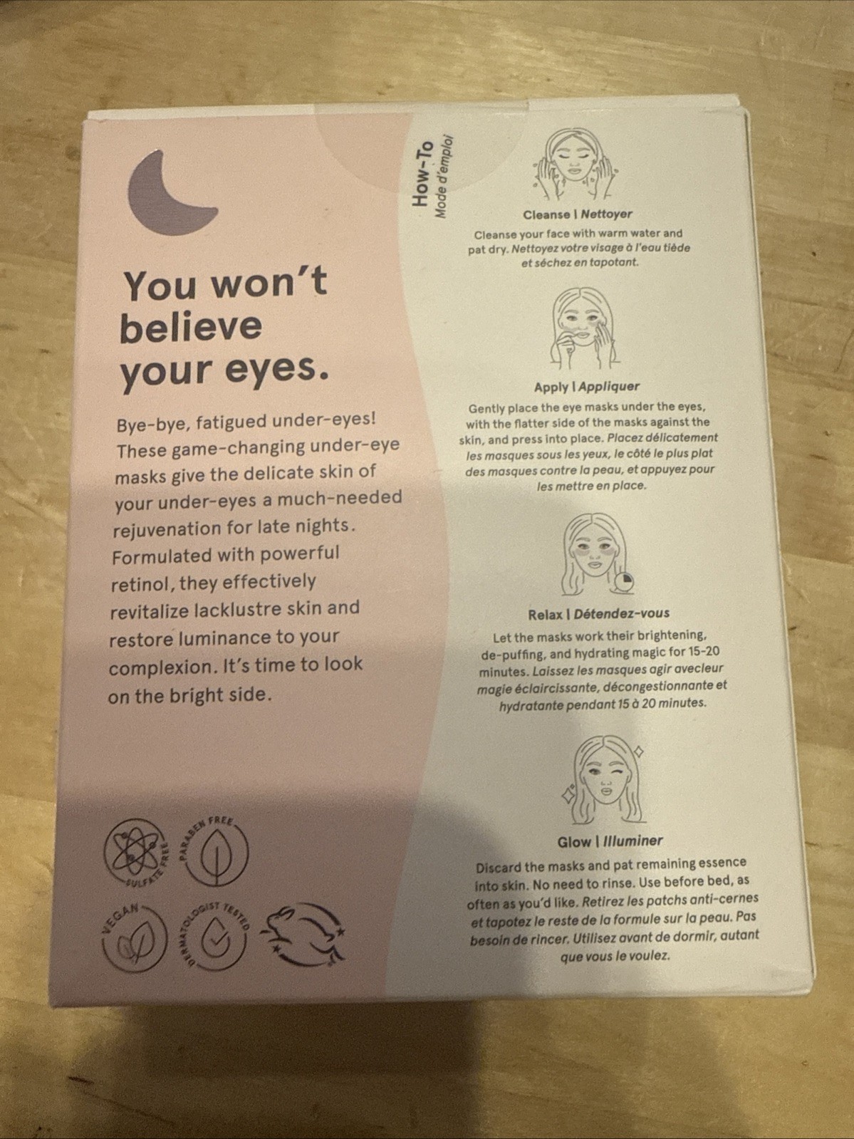 Grace & Stella Restoring Under Eye Masks Patches Fatigued Eyes 24 Pairs EXP 4/27