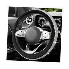Bling Steering Wheel Cover Cute Car Leather Steering Wheel Protector Black Bling Steering Wheel Cover Cute Car Leather Steering Wheel Protector Black