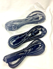 3 Lot of AC PowerCord Cable 3 Prong Plug 5FT - Standard computer and electronics