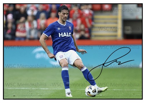 11537. Jacob Greaves Signed Pictures A4 Prints Ipswich Town Hull City Cheltenham
