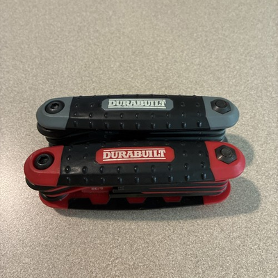 #ad Durabuilt Hex Keys Combo Set with Rubberized Comfort Grip SAE and Metric $14.99