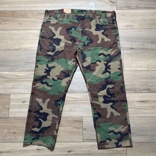 Polo Ralph Lauren Mens The Hampton Relaxed Straight Jeans Camo Print 46Bx30
