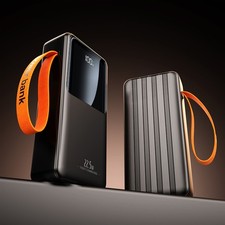 Power Bank 60000mAh Built in Cables 22.5W Fast Charging Essential Battery Pack