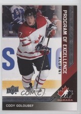 2013 Upper Deck Team Canada Program of Excellence Alumni Cody Goloubef #222 2o7