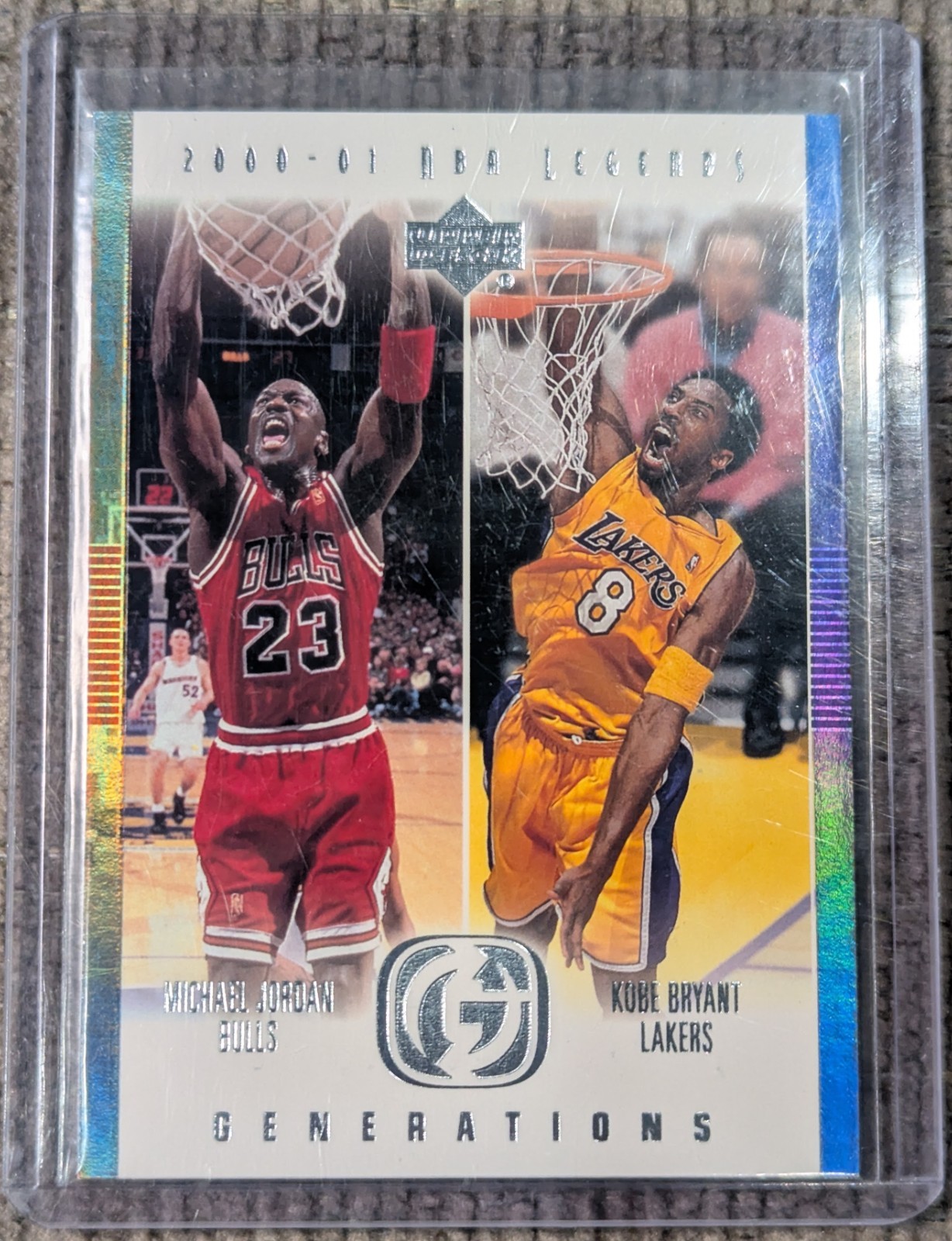 Michael Jordan Kobe Bryant 2000-01 NBA Legends Upper Deck Generations G1
