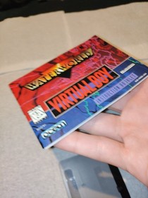 Waterworld Virtual Boy with Manual Authentic! Original Dust Cover, Near Mint