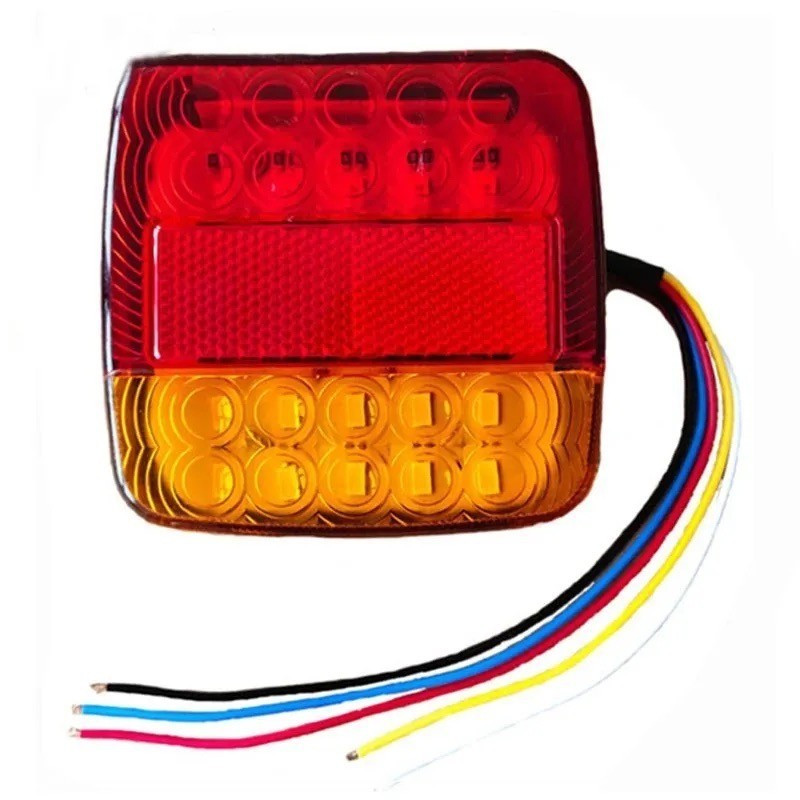 Kit feux arrière LED 12V étanches pour la mise à l'eau de remorque de bateau