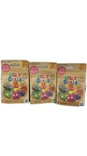Lot of 3 UGLY DOLLS Mini Figurines Blind Bags, Series 1. New