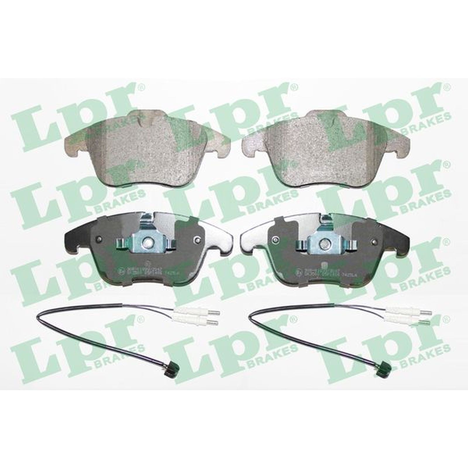 1x ORIGINAL® Lpr Bremsbelagsatz, Scheibenbremse Vorne für Citroën C5 III