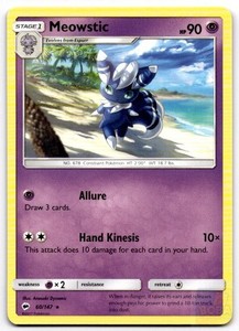 Meowstic 60/147 Burning Shadows Rare