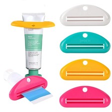 Toothpaste Tube Squeezer Dispenser Easy Press 4 Pack