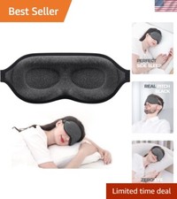 Luxury Sleep Mask for Back and Side Sleeper, 100 Block Out Light Sleeping Ey...