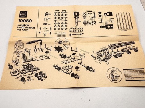 Excavadora de ruedas Kibri HO 10204 A 922 de colección instrucciones montadas en pista | Zustand: Used