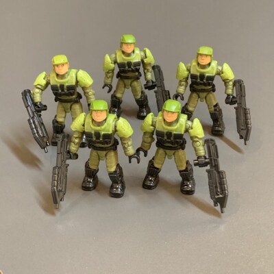 Action Figure Halo Lotto 5 Mega Bloks - Covenant Marines E Pistole