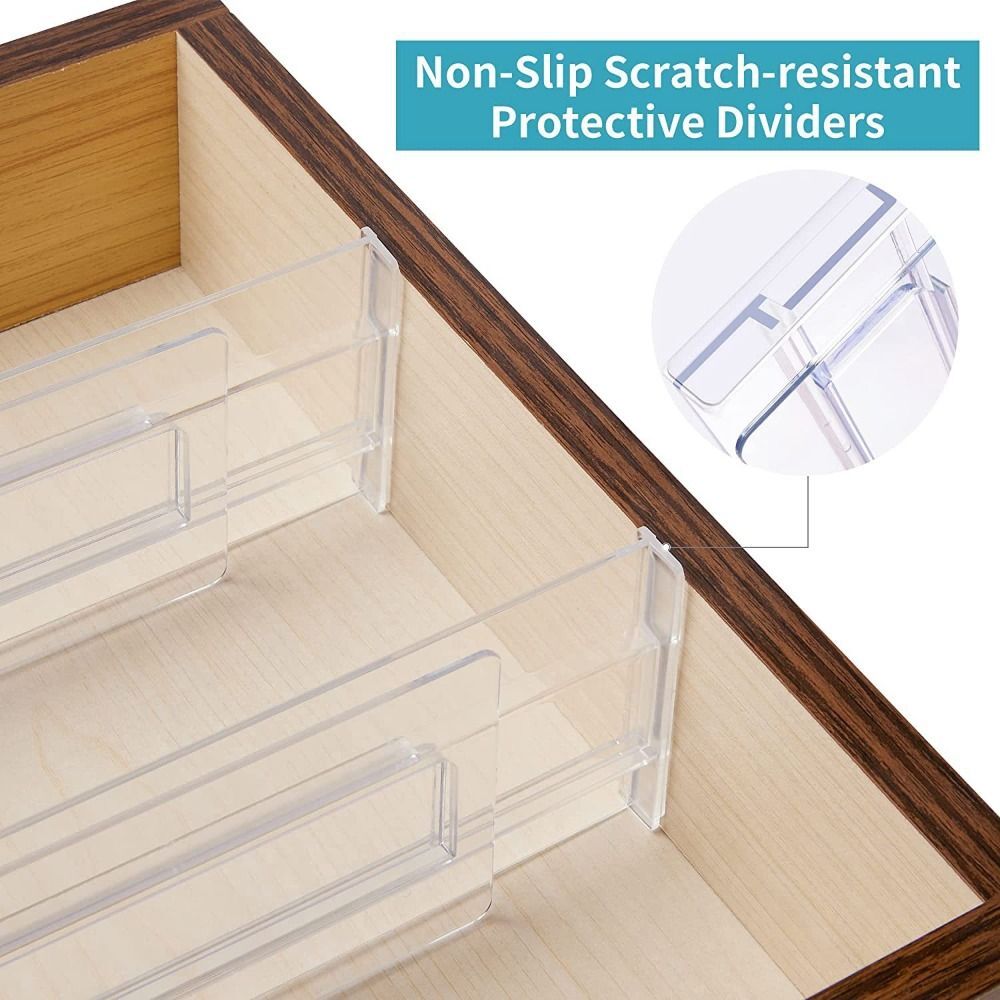 Telescoping Drawers Separators Storage Kitchen Tools Drawer