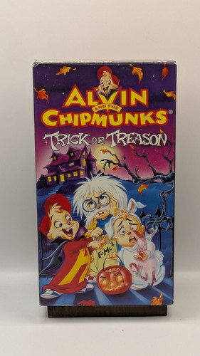 Alvin and the Chipmunks - Trick or Treason VHS 1997 Animated Halloween Cartoon