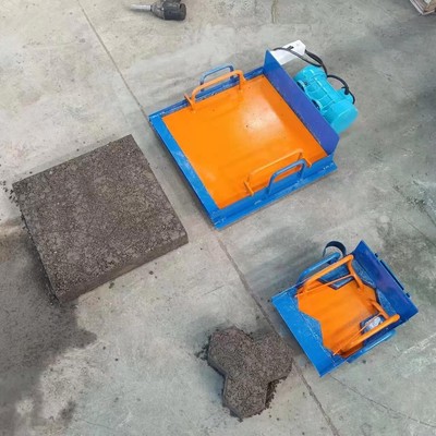 Household two-phase electric manual brick mold Manual color paving brick machine