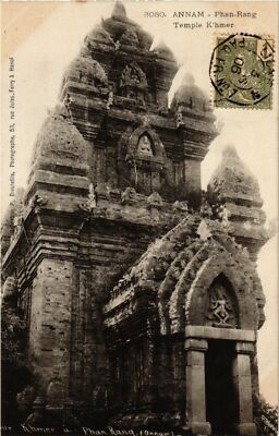 CPA AK VIETNAM INDOCHINA Annam Temple-K'hmer (956479)