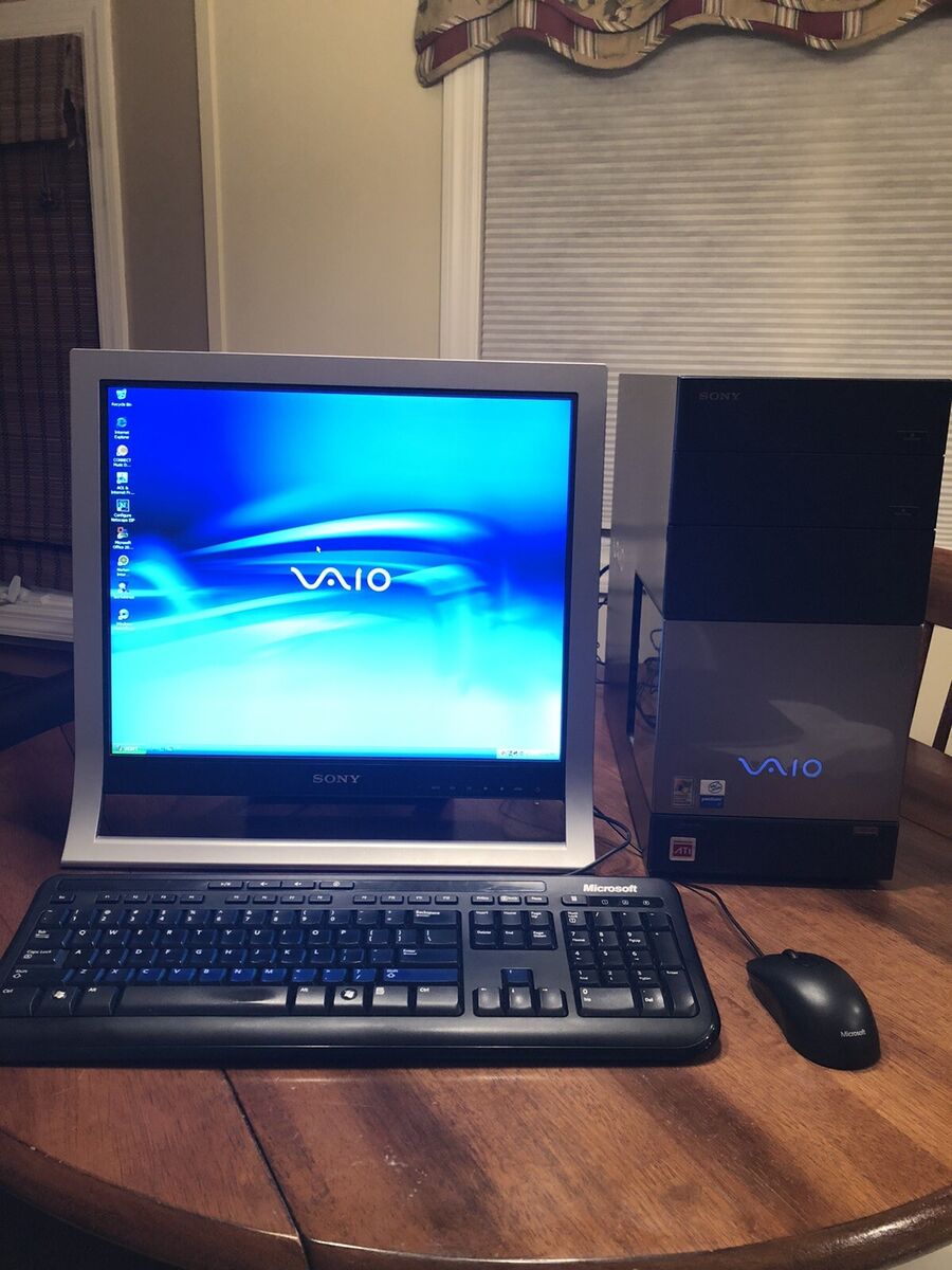 Sony Vaio Desktop Computer (PCV-A41L) & LCD Display (SDM Sony Vaio Desktop Computer (PCV-A41L) & LCD Display (SDM