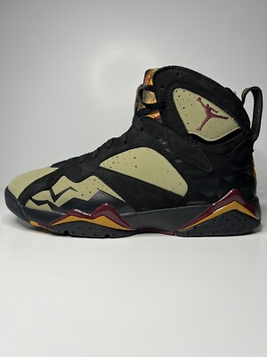 Air Jordan 7 Retro Black Olive Sneakers, Men's Size 11.5 BNIB