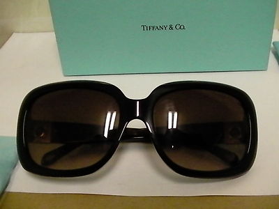 Tiffany & Co TF4034-B 8050/3B Black Square Tortoise Sunglasses 59-17 135 Tiffany New Sunglasses Women TF 4034-B 8050/3B 59/17 Square  main image 2
