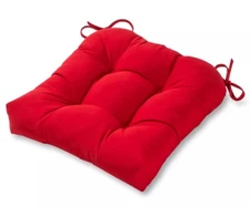 Sunbrella 19" Square Outdoor Chair Seat Cushion Red NEW