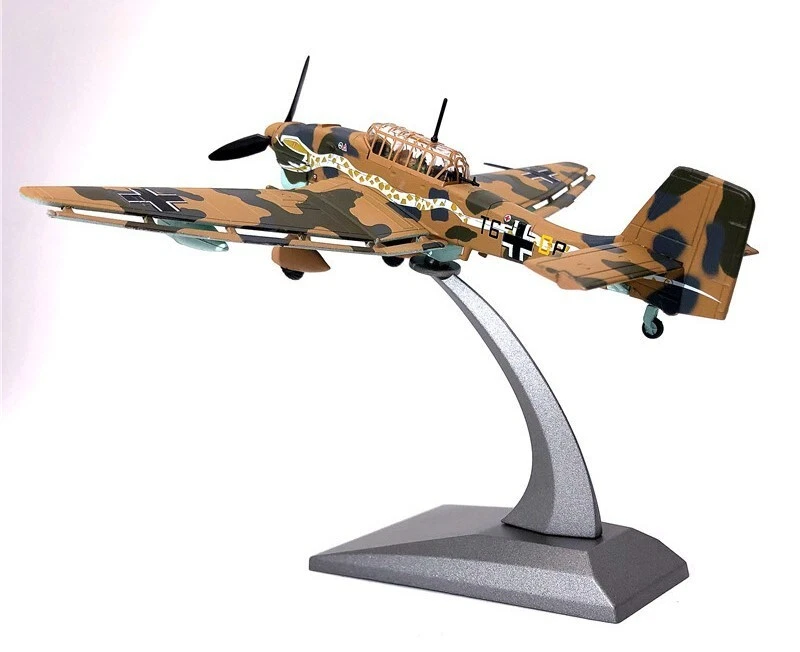 WLTK German Junkers Stuka Ju-87B Dive Bomber 1/72 Diecast Aircraft Model - Image 3 of 4